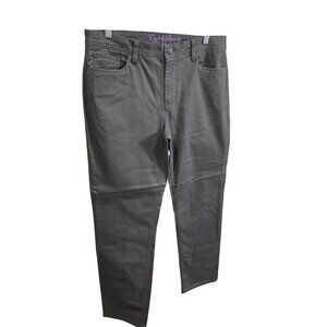 English Laundry Gray Slim-Fit Pants 34x32 Cotton/Spandex Mens Casual Trousers